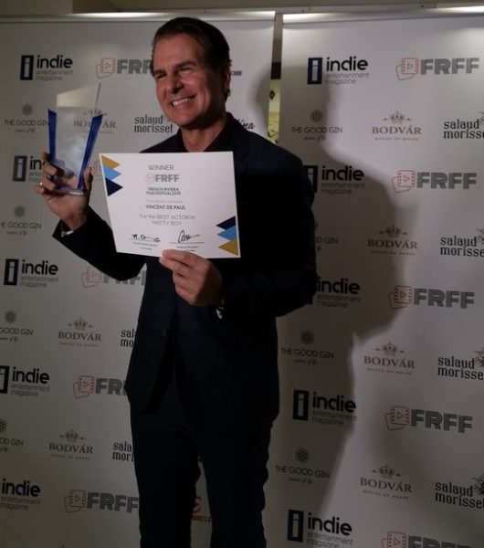 French Riviera Film Festival: Award Winner as Best Actor: Vincent De Paul, Mattyboy, (USA) (Photo Reinhard Sudy)