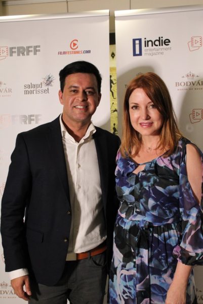 Gotham Chandna and Nicole Muj at her FRFF Closing Party at Eden Hotel & Spa in Cannes: "We look forward to our second year that is sure to be even bigger and better.” (Photo FRFF)