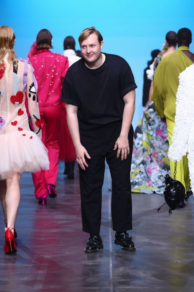 Designer Danny Reinke präsentierte seine Show im Rahmen der Berlin Fashion Week in der "Uber Eats Music Hall" in Berlin. (Photo by Sebastian Reuter/Getty Images for COLLECTIVEFOUR Danny Reinke)