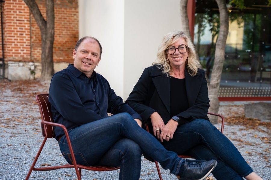 KLANGLICHT 2024 - Geschäftsführer der Bühnen Graz und KLANGLICHT-Veranstalter Bernhard Rinner sowie Festivalkuratorin Birgit Lill-Schnabl. (Foto Verena Koch)