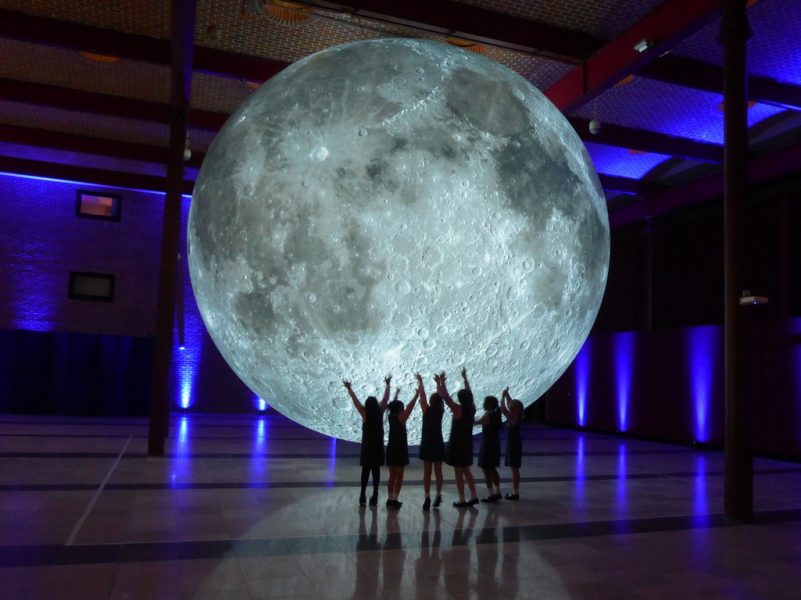 KLANGLICHT - Museum of the Moon by Luke Jerram. Cork Midsummer Festival, UK, 2017