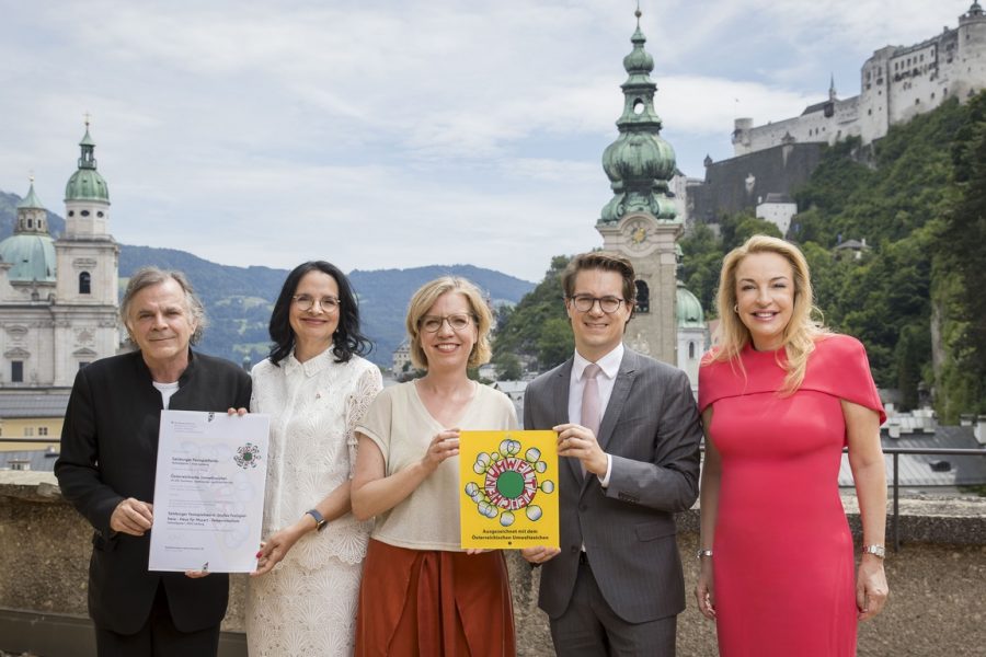 Die Salzburger Festspiele erhielten das Umweltzeichen. (Foto SF / Neumayr / Leopold)